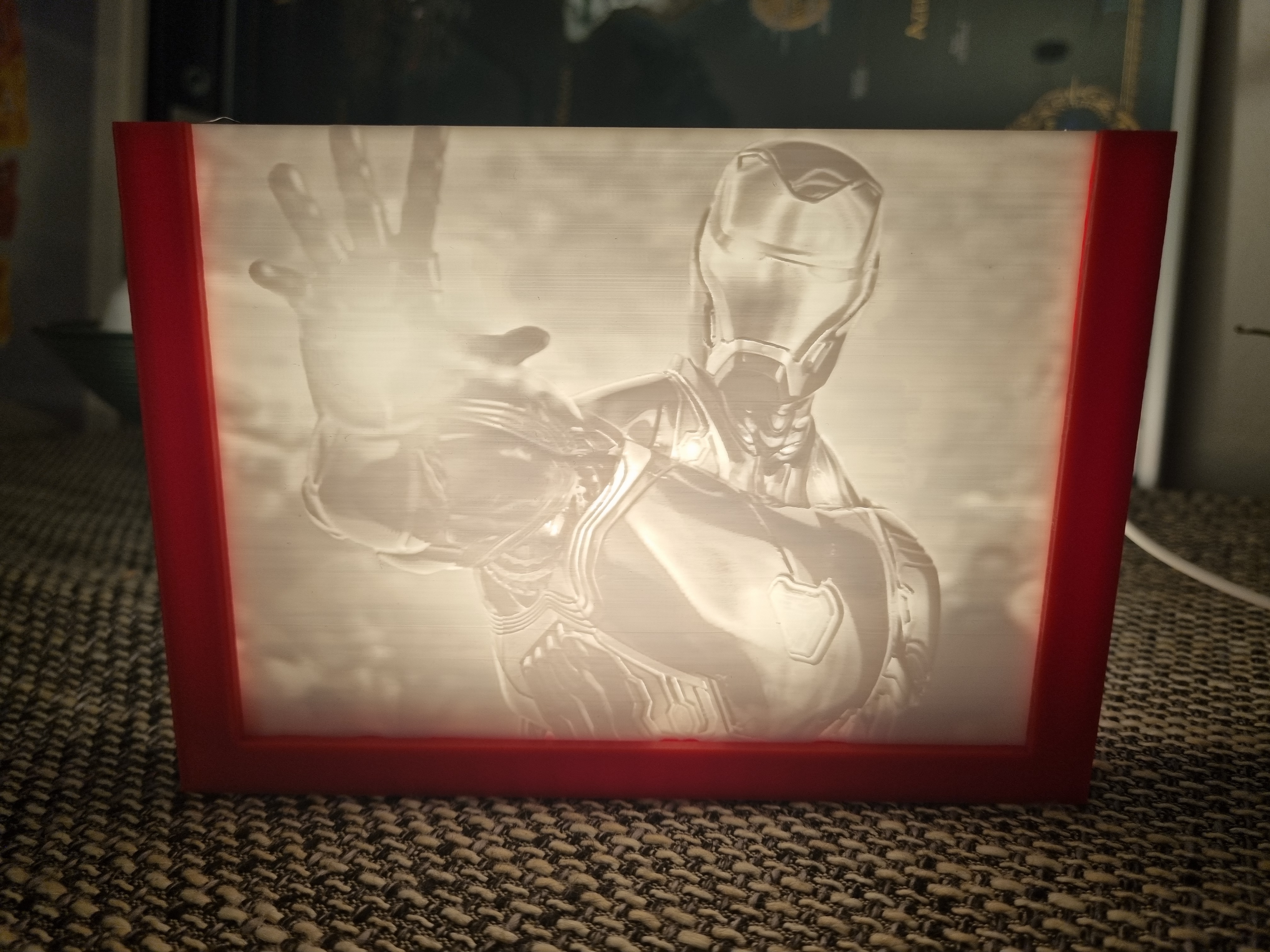 Lithophane - Iron Man